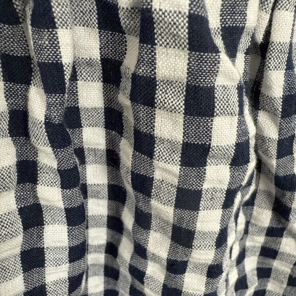 Sim and Sam Top Womens S Violet Gingham V Neck Ruffle Trim Cottagecore Y2K - Picture 5 of 11